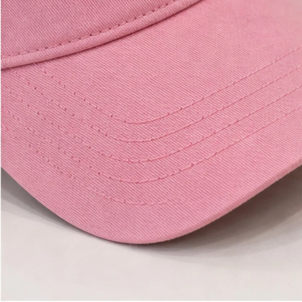 ALO Yoga Pink Clean Open Top Visor Hat OS